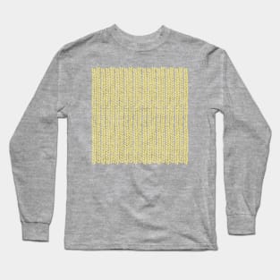 Knit Wave Yellow Long Sleeve T-Shirt